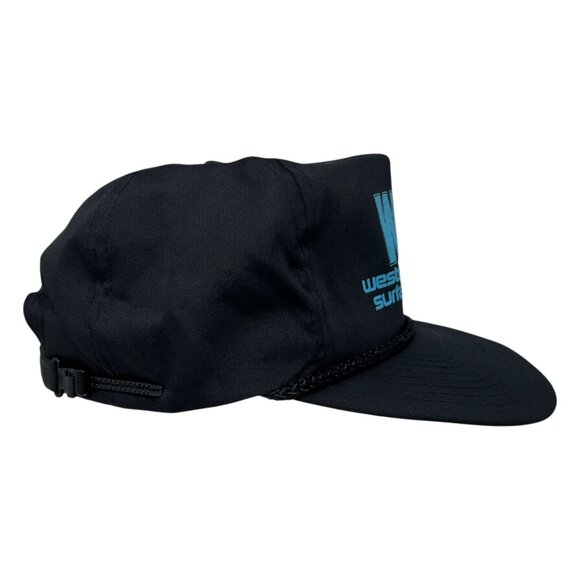 Western States Surfacing Inc. Adjustable Black Cap With Blue Logo - Picture 8 of 12